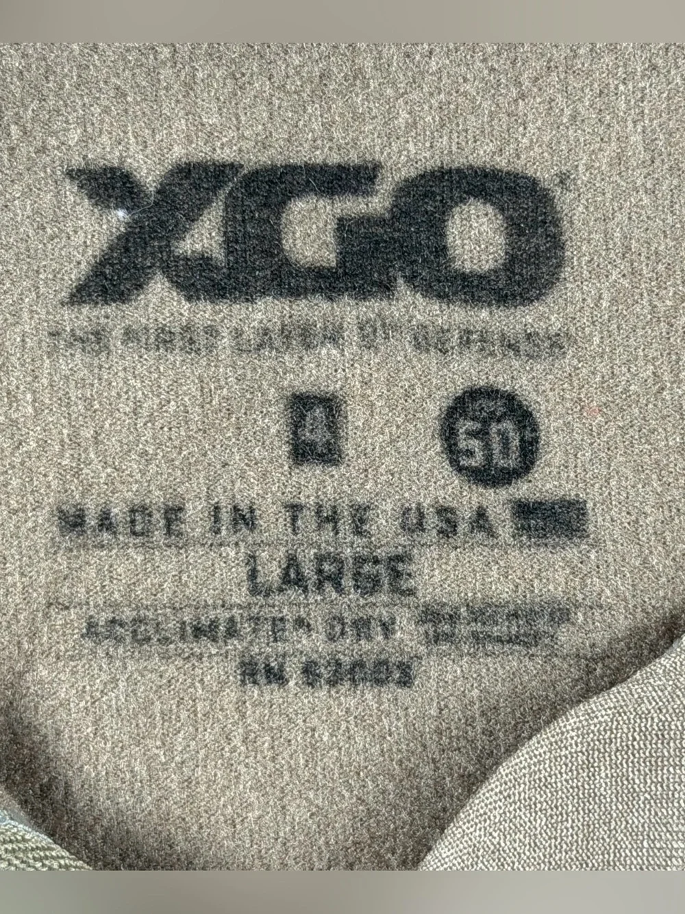 XGO Tactical Apparel Acclimate Dry Long Sleeve 1/4 Zip Shirt Top Coyote Large